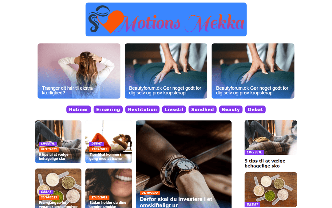 motionsmekka.dk publisher screenshot