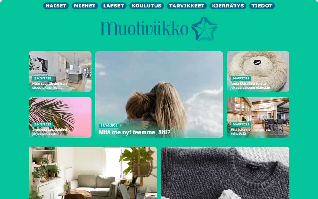 muotiviikko.fi publisher screenshot