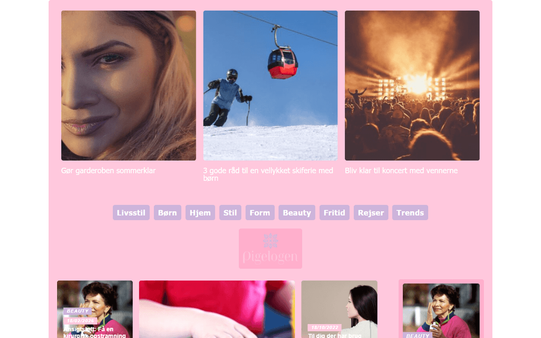 pigelogen.dk publisher screenshot