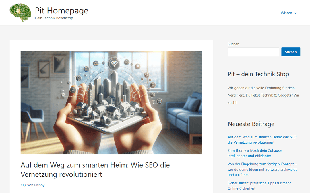 pit-homepage.de publisher screenshot