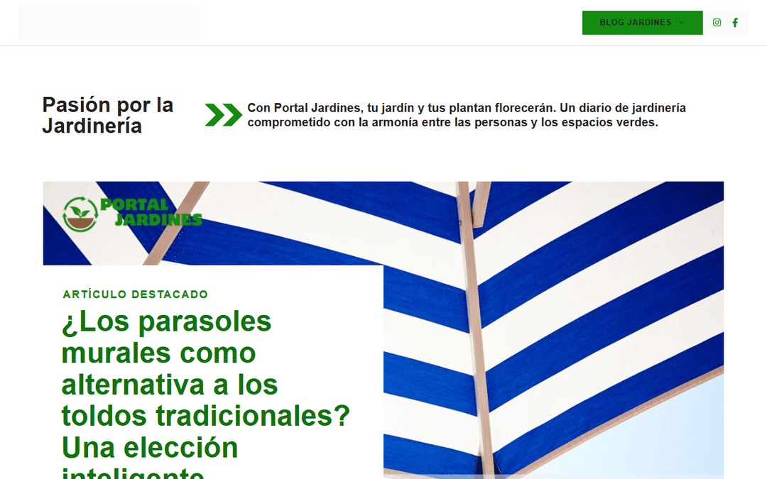 Screenshot des Publishers portaljardines.com