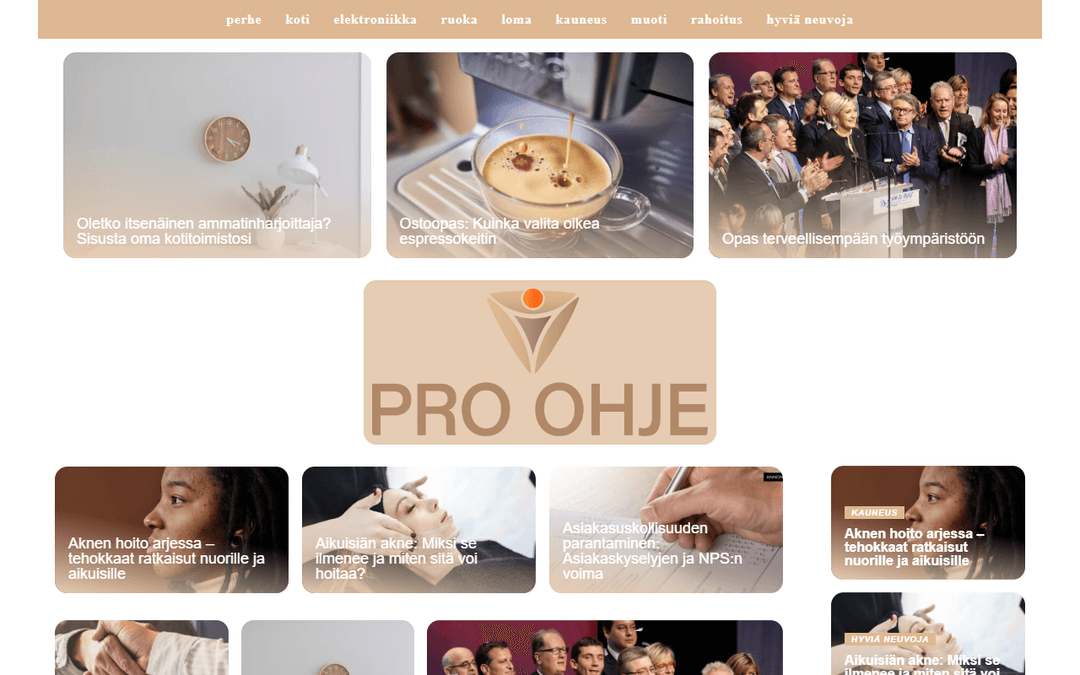 proohje.fi publisher screenshot