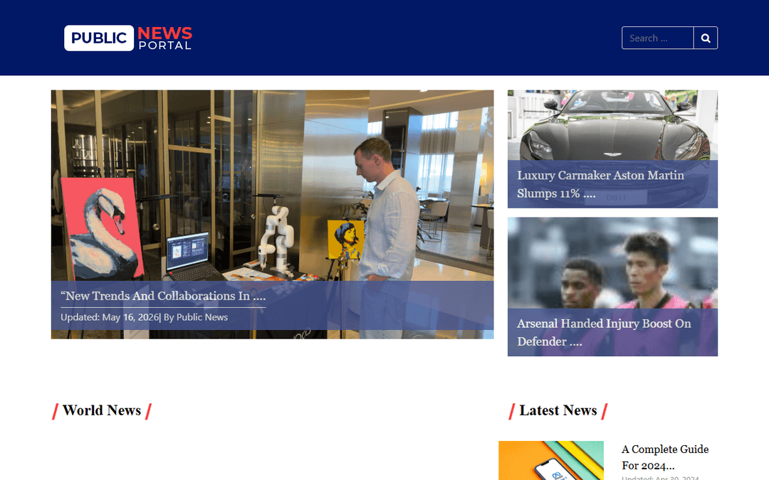 publicnewsportal.com publisher screenshot