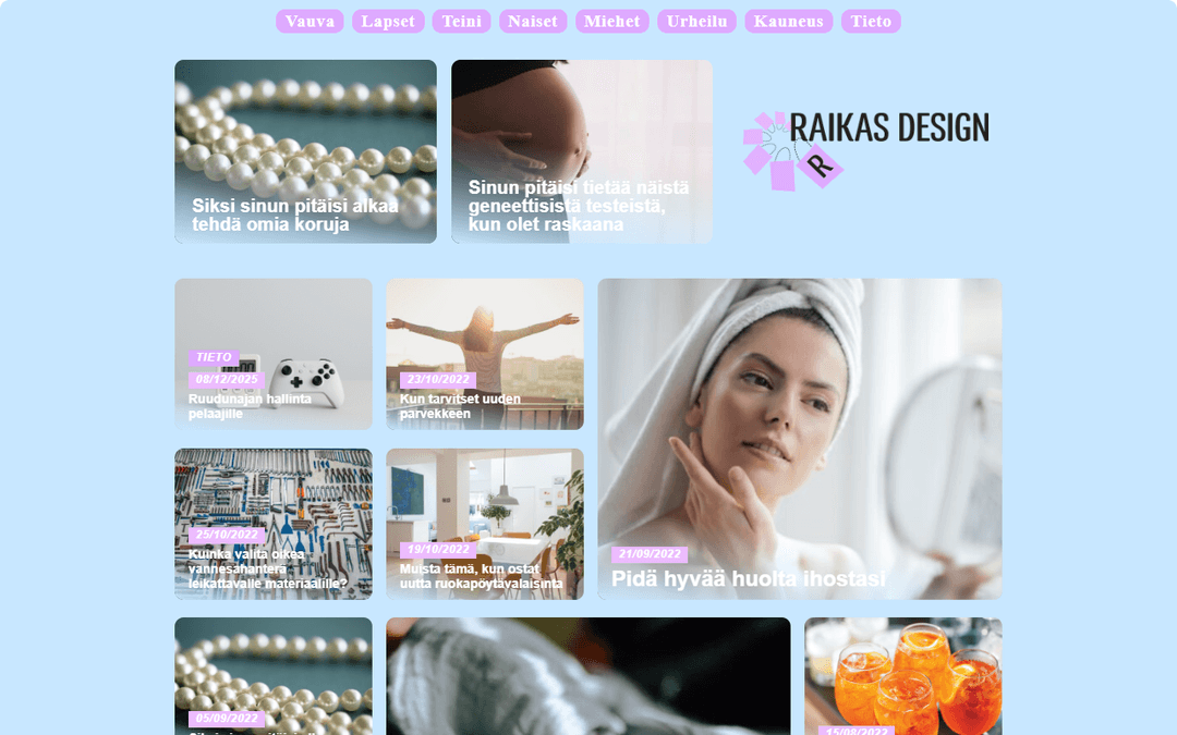 raikasdesign.fi publisher screenshot