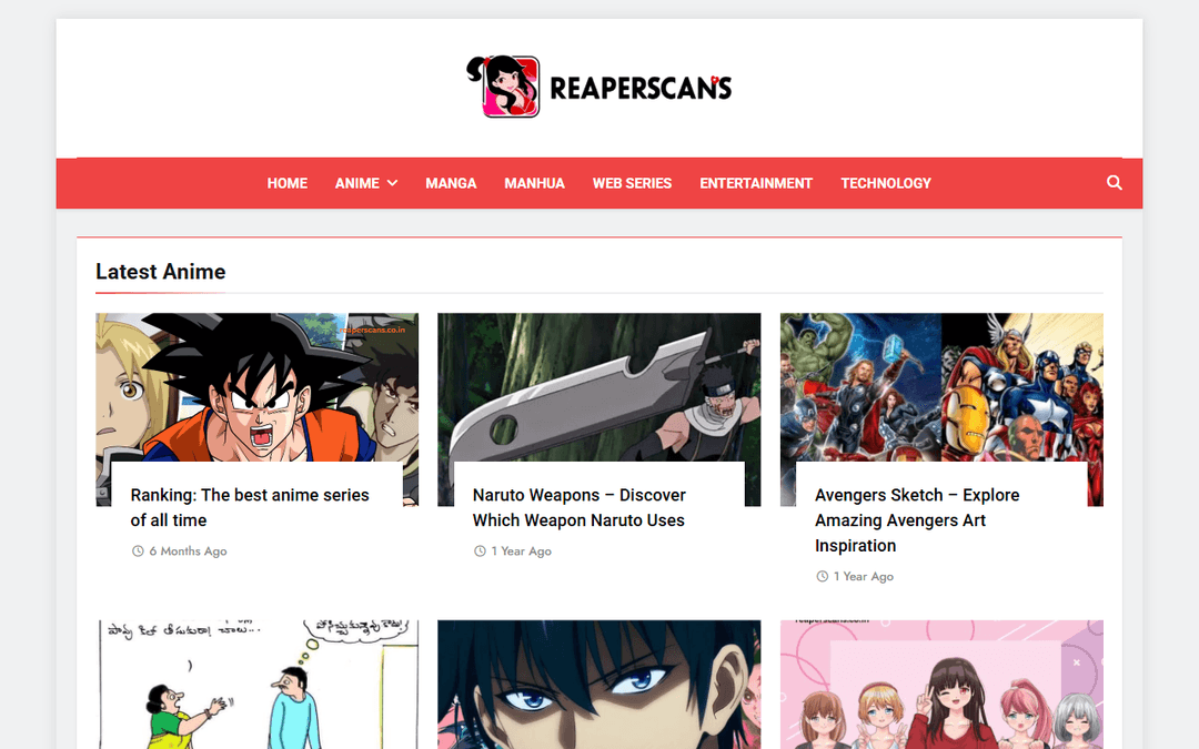 reaperscans.co.in publisher screenshot