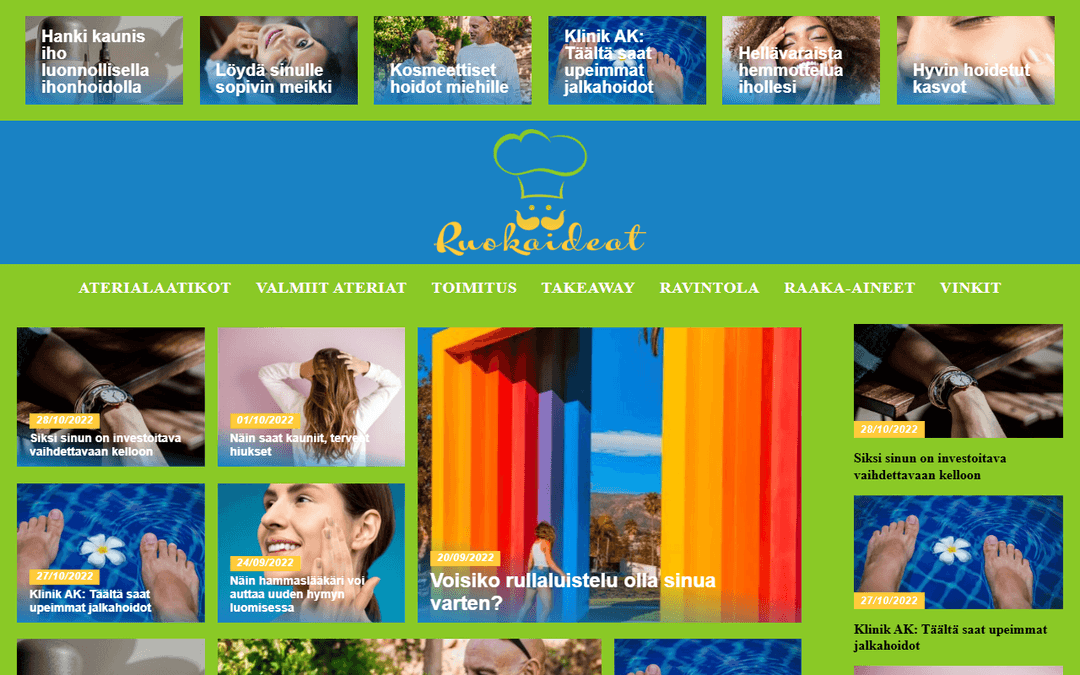 ruokaideat.fi publisher screenshot