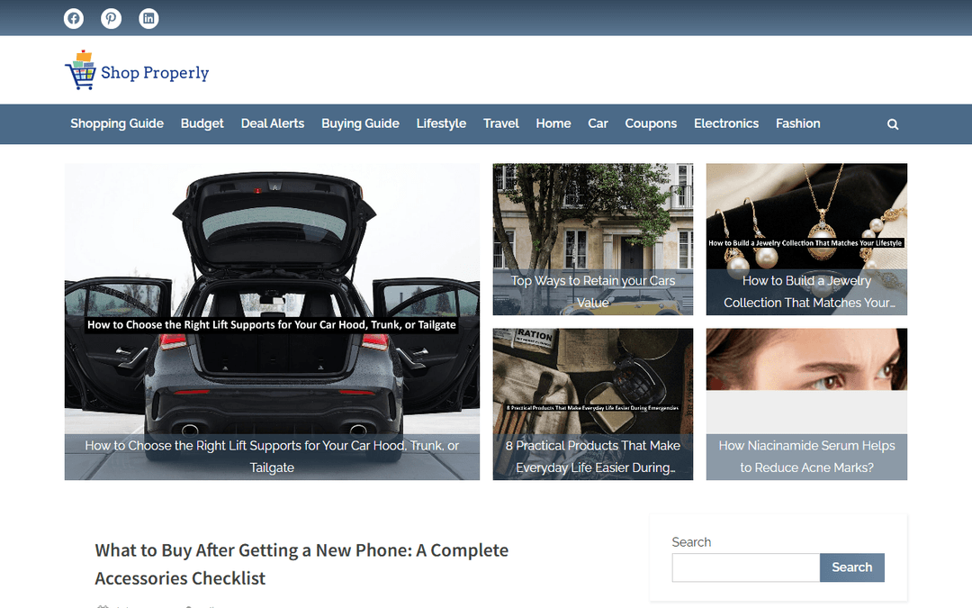 shopproperly.com publisher screenshot