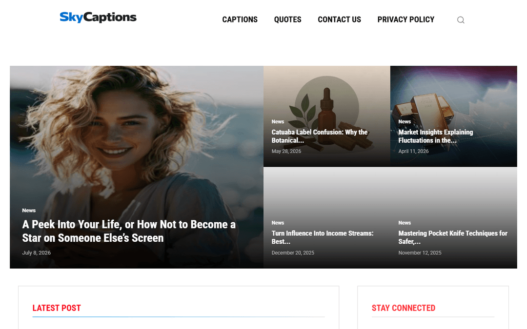 skycaptions.com publisher screenshot