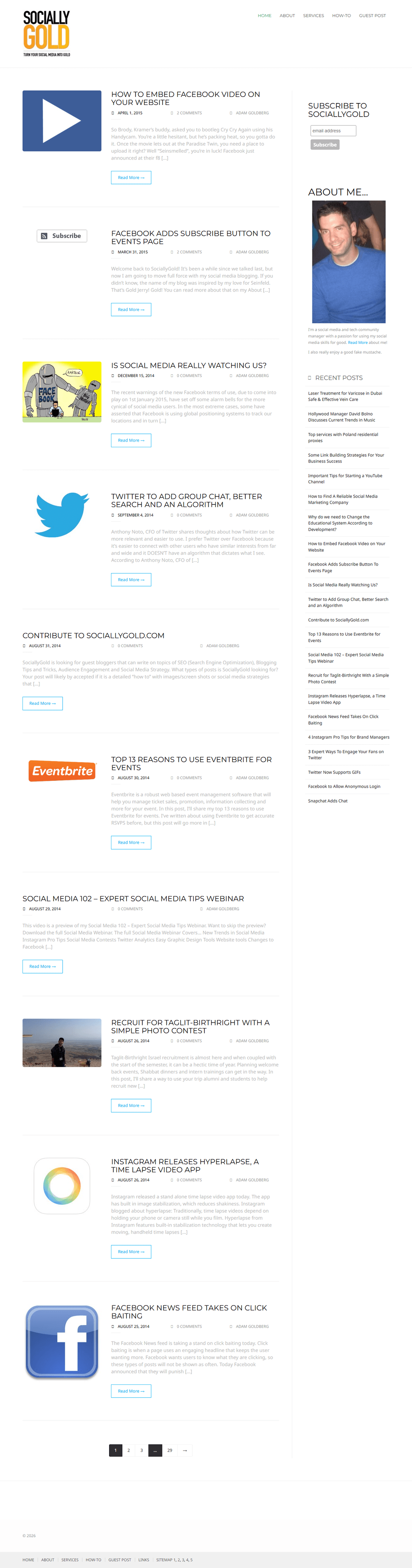sociallygold.com publisher screenshot