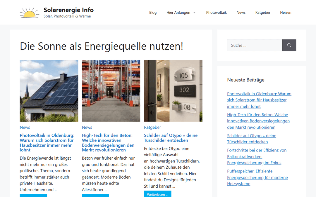 solarenergie-info.de publisher screenshot