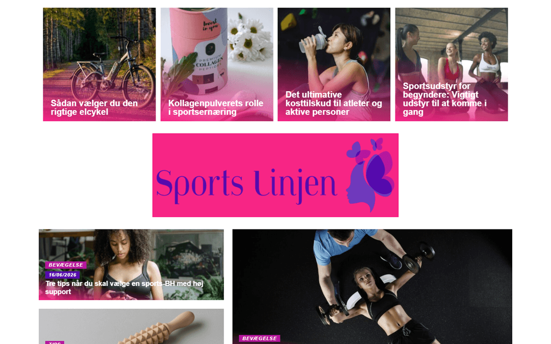 sportslinjen.dk publisher screenshot