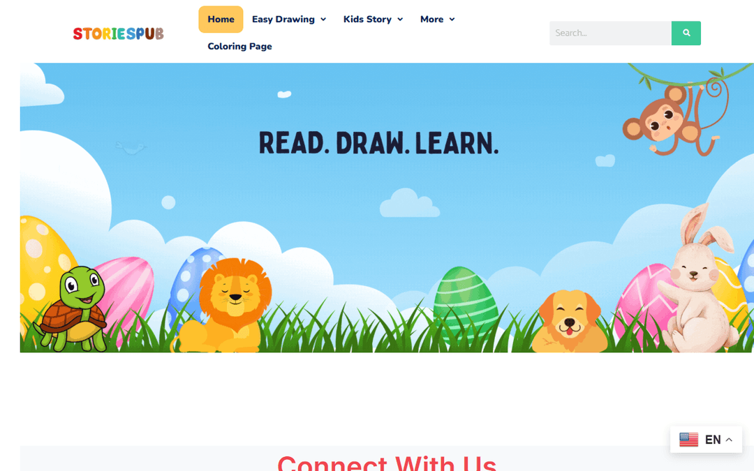 storiespub.com publisher screenshot