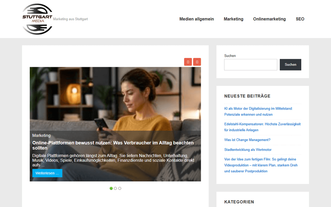stuttgartmedia.de publisher screenshot