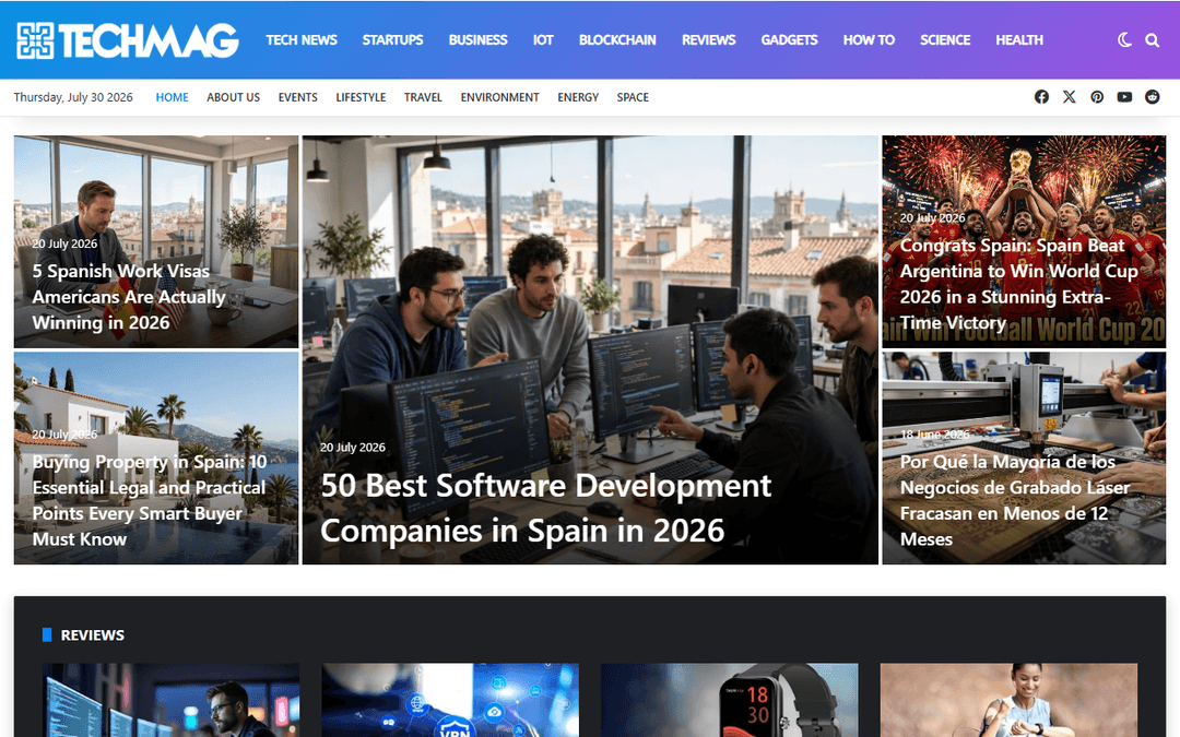techmag.es publisher screenshot