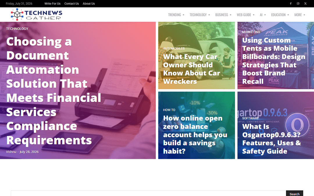 technewsgather.com publisher screenshot