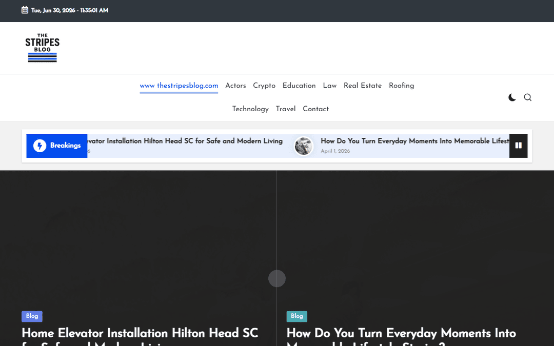 the-stripesblog.com publisher screenshot