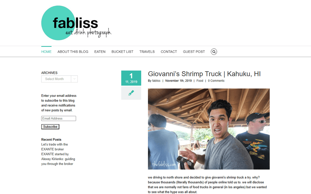 thefabliss.com publisher screenshot