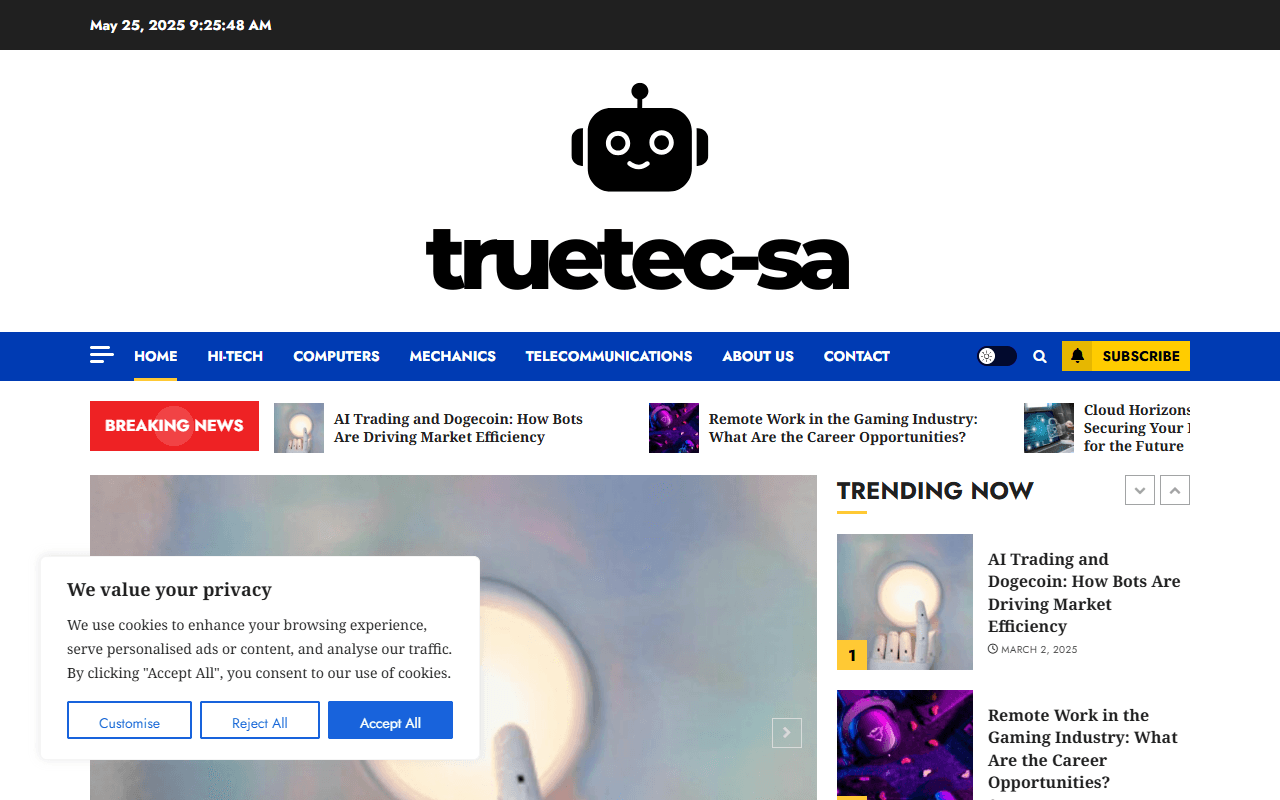 truetec-sa.com publisher screenshot