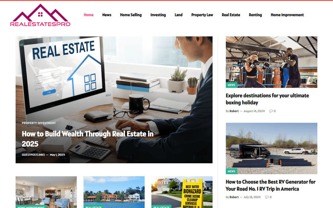 realestatespro.net publisher screenshot