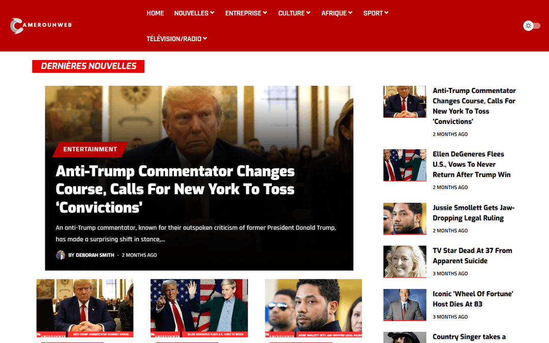camerounweb.org publisher screenshot