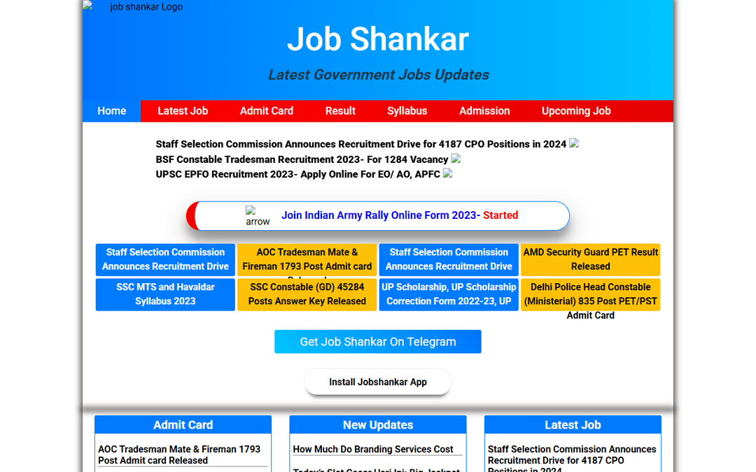 jobshankar.net publisher screenshot