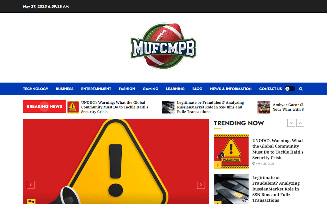 mufcmpb.co.uk publisher screenshot