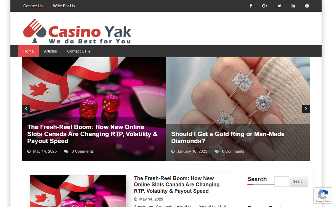 casinoyak.com publisher screenshot