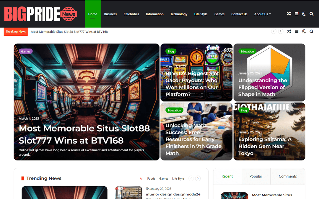 bigpridenews.com publisher screenshot
