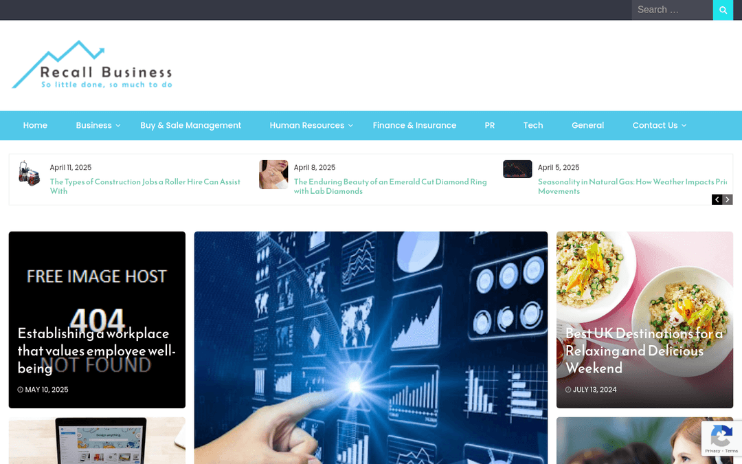 recallbusiness.com publisher screenshot