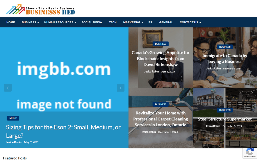 businessshed.ca publisher screenshot