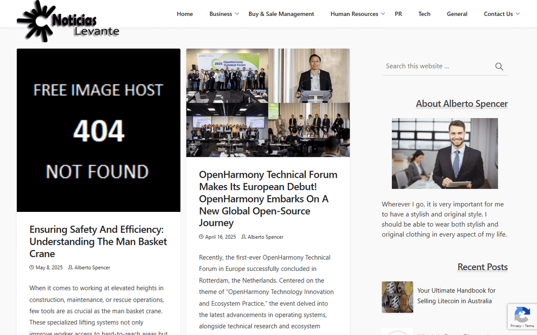 noticiaslevante.com publisher screenshot