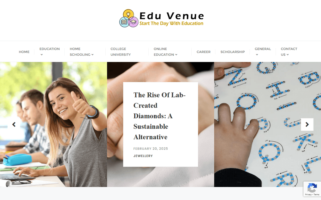 eduvenue.com publisher screenshot