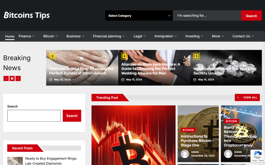 bitcoinstips.com publisher screenshot