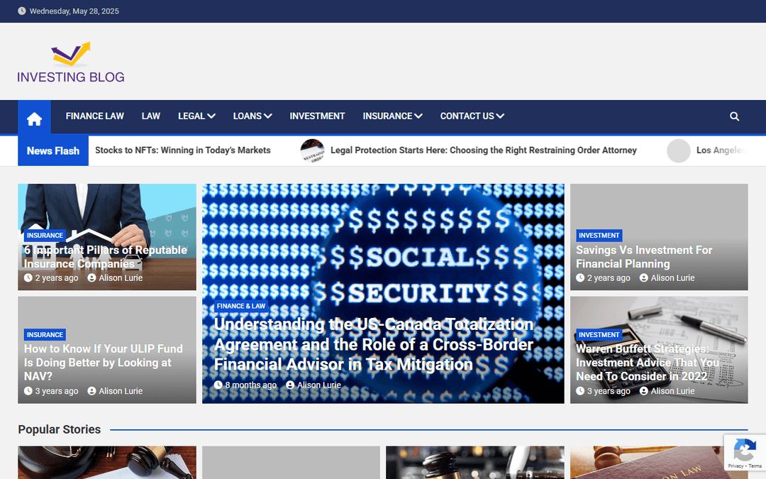 investingblog.org publisher screenshot