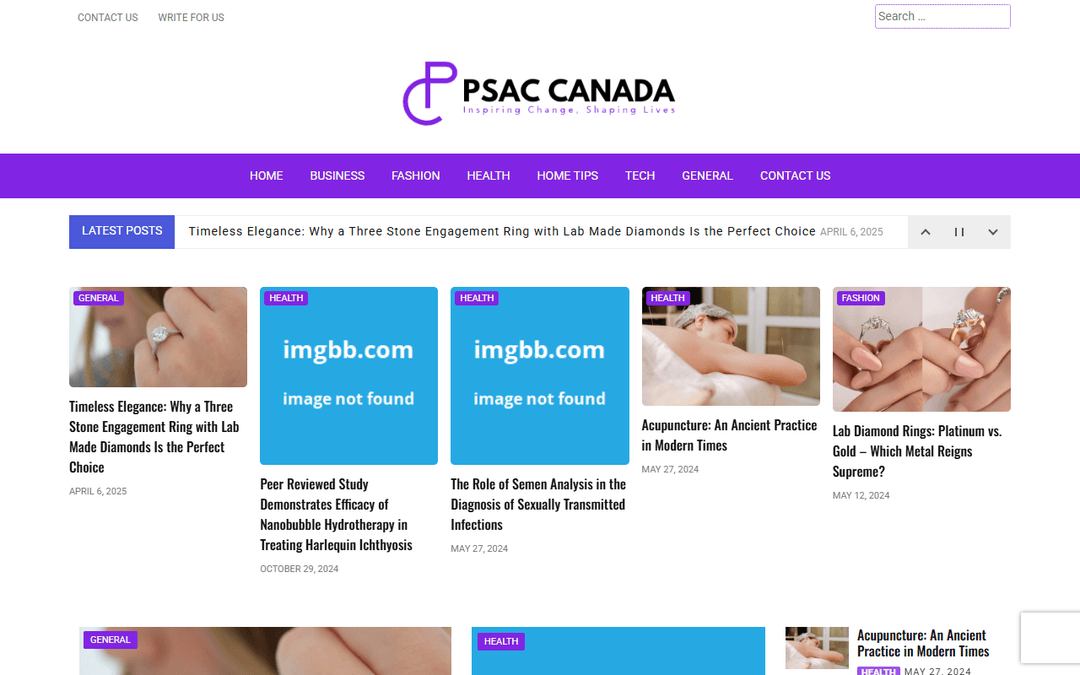 psac-canada.com publisher screenshot