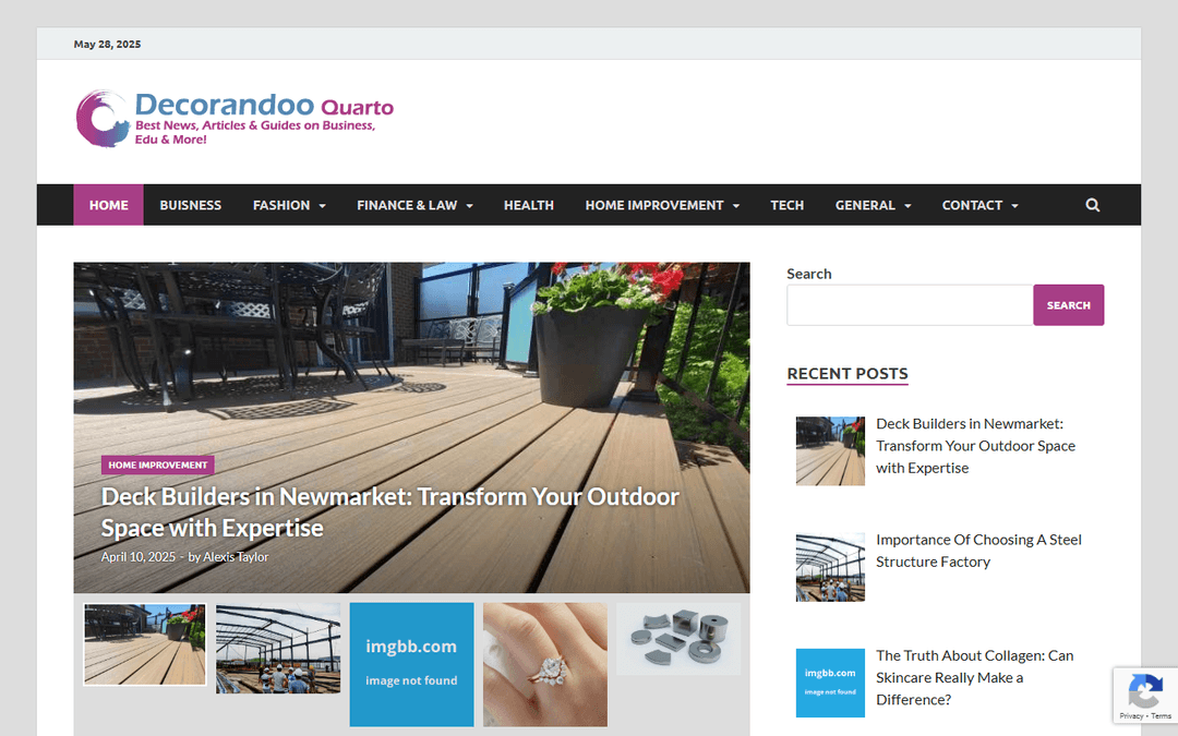 decorandooquarto.com publisher screenshot