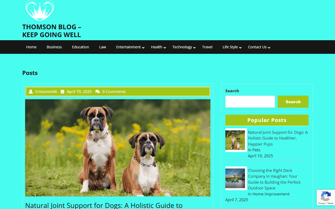 thomsonchemmanoor.com publisher screenshot