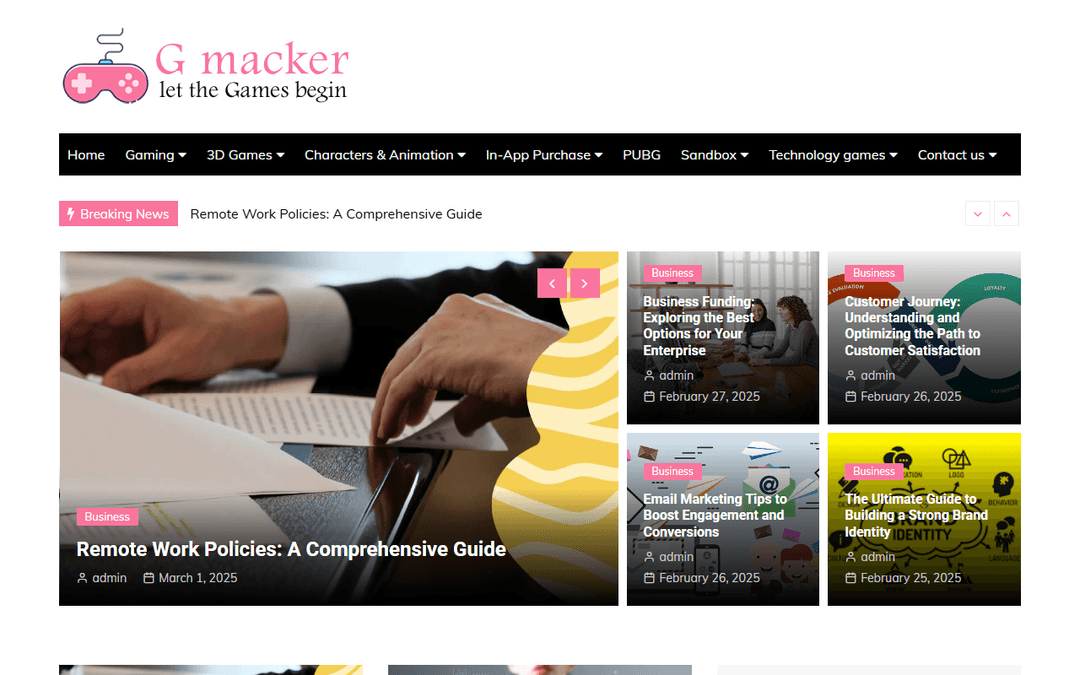 gmacker.com publisher screenshot
