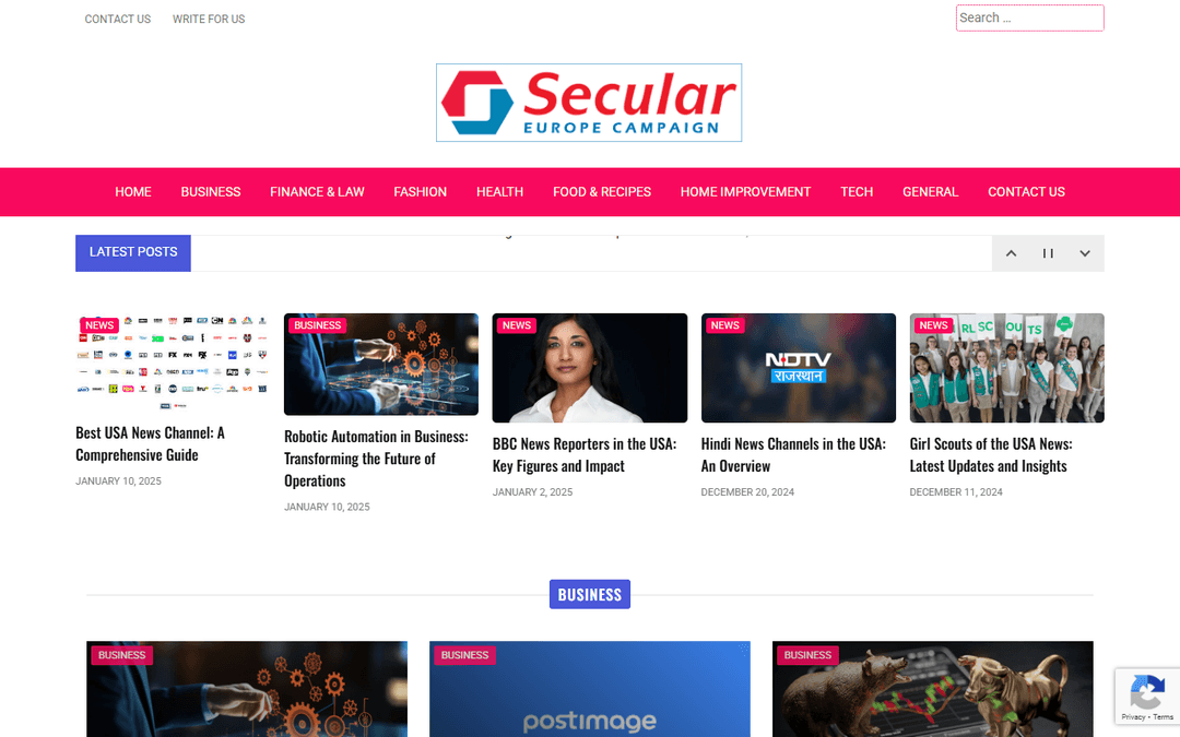 secular-europe-campaign.org publisher screenshot