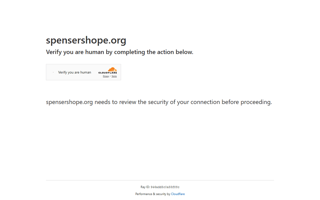 spensershope.org publisher screenshot