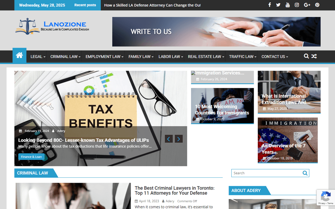 lanozione.com publisher screenshot