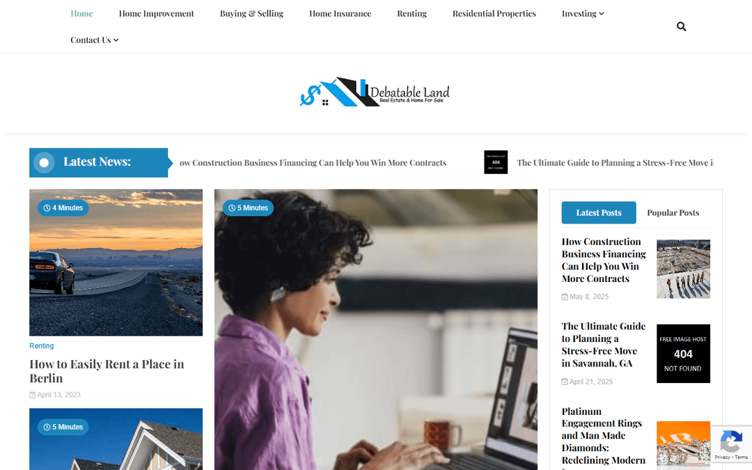 debatableland.com publisher screenshot
