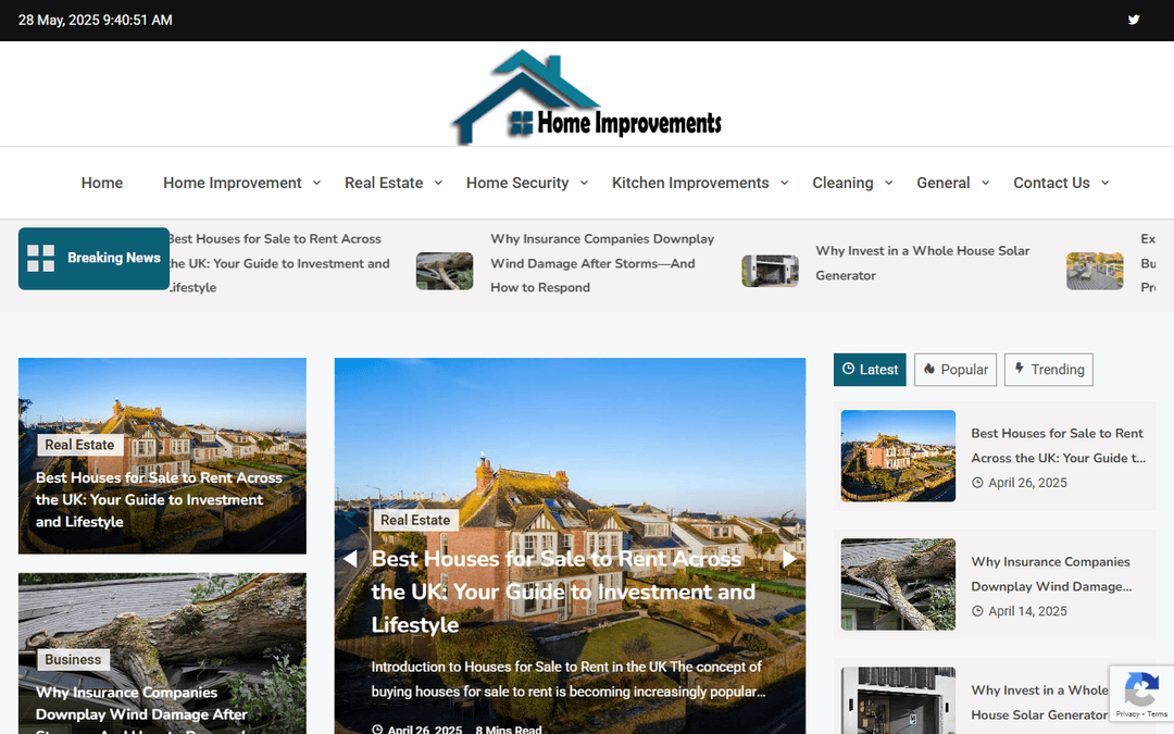 homeimprovements.be publisher screenshot