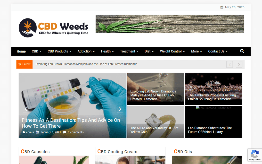 cbdweeds.net publisher screenshot