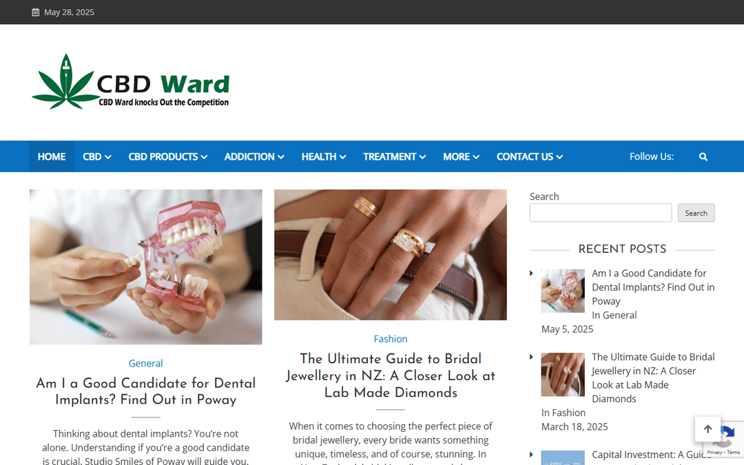 cbdward.com publisher screenshot