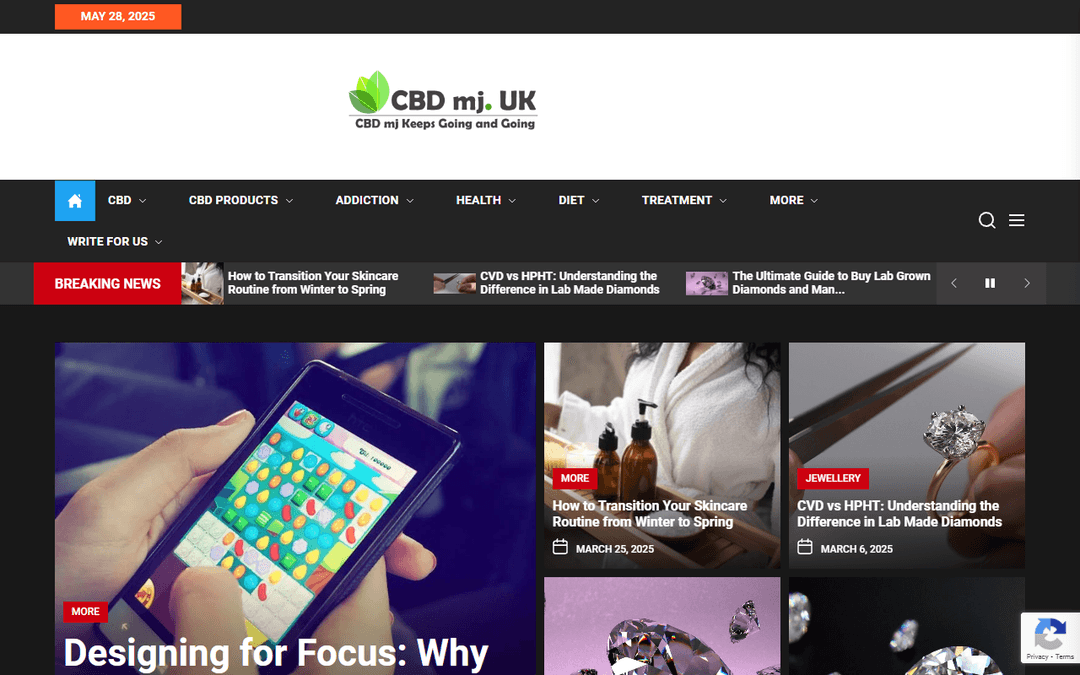cbdmj.co.uk publisher screenshot