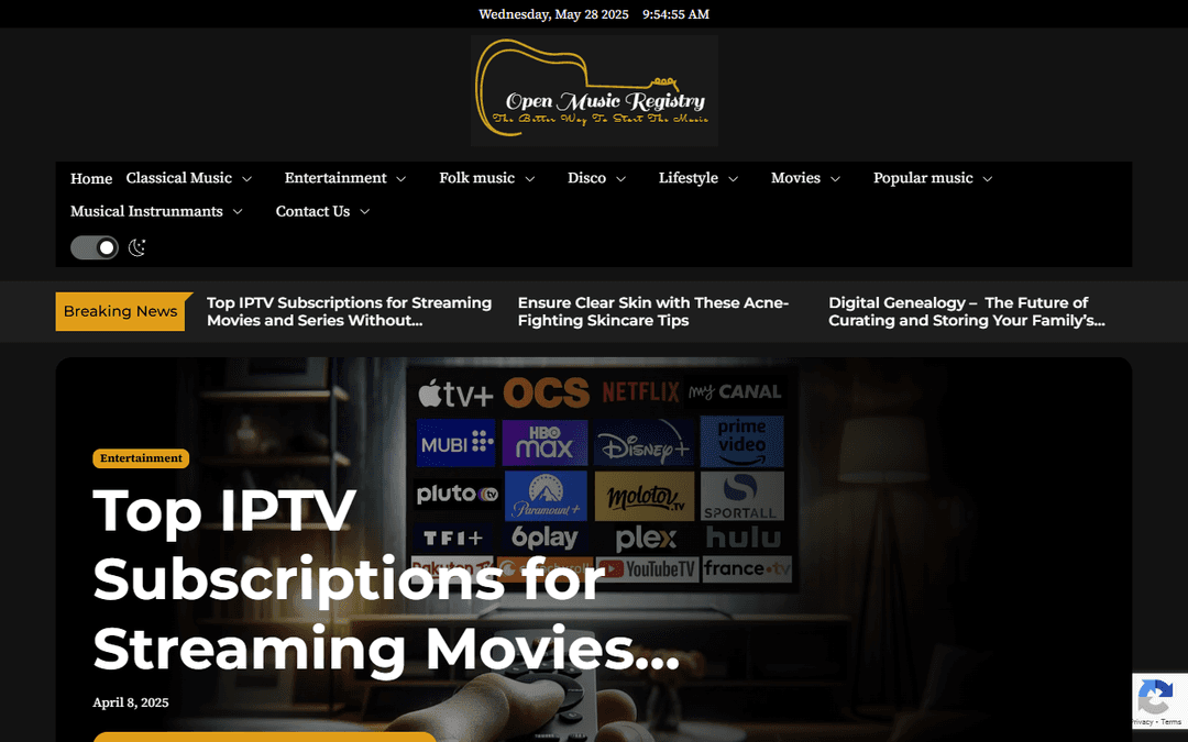 openmusicregistry.org publisher screenshot