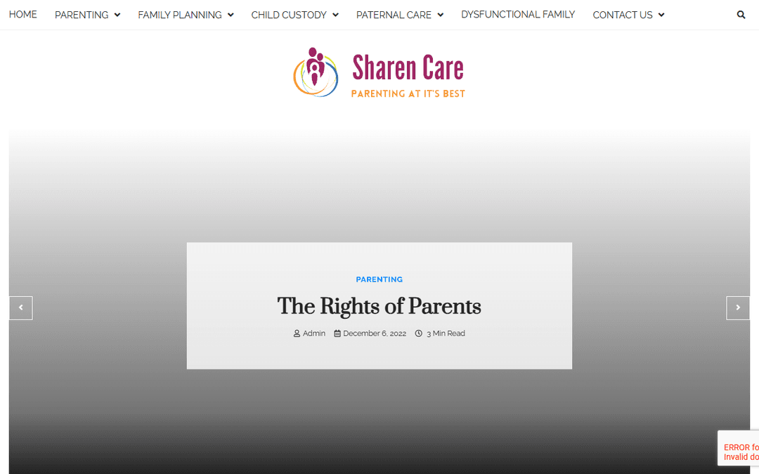 sharencare.me publisher screenshot