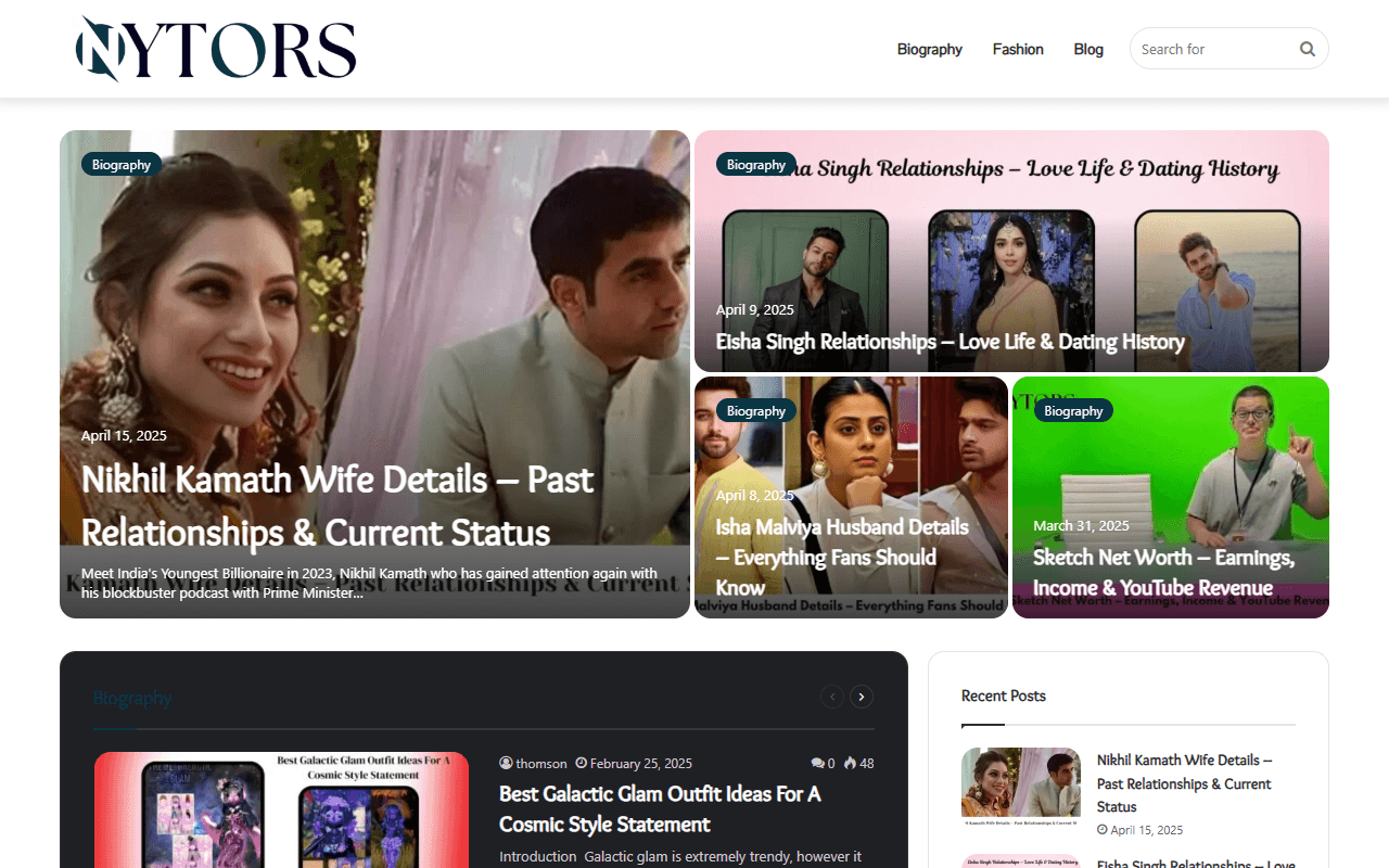 nytors.com publisher screenshot