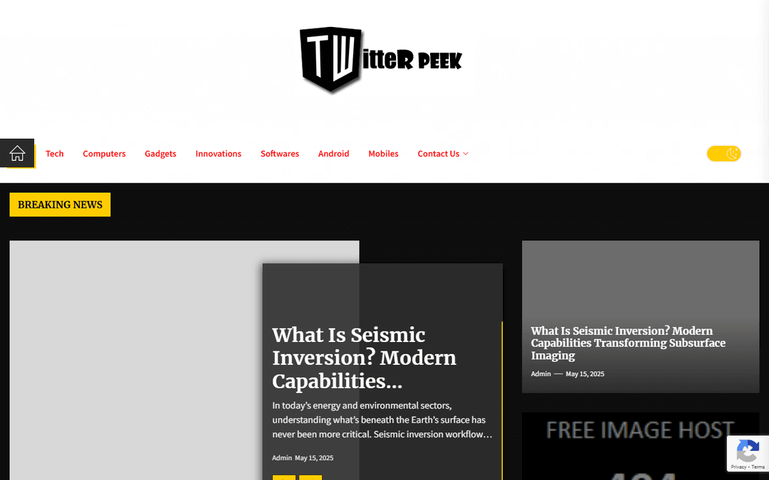 twitterpeek.com publisher screenshot